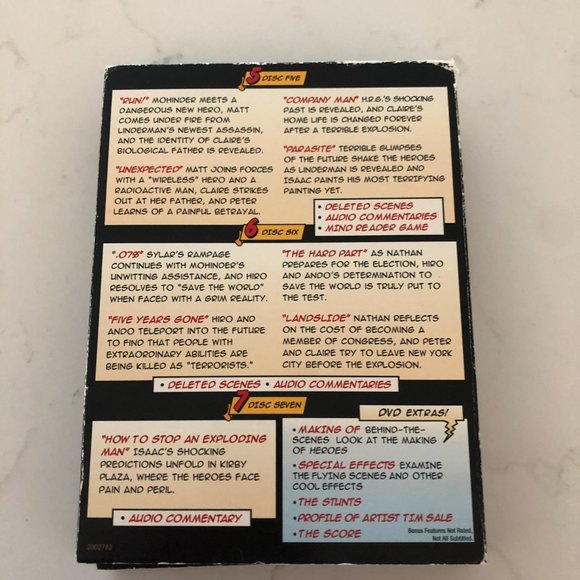 Heroes Season 1 - 7 Disc Set - Picture 4 of 6